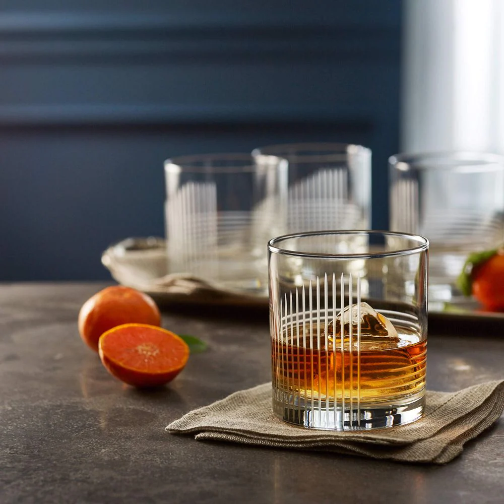 Libbey Cut Cocktails Passage Rocks Glasses, 11-ounce, Set of 4 - Image 2