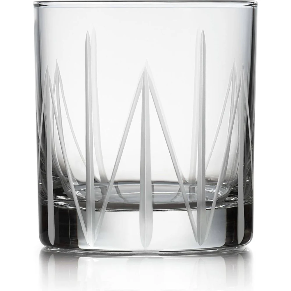Libbey Cut Cocktails Structure Rocks Glasses, 11-ounce, Set of 4 - Image 3