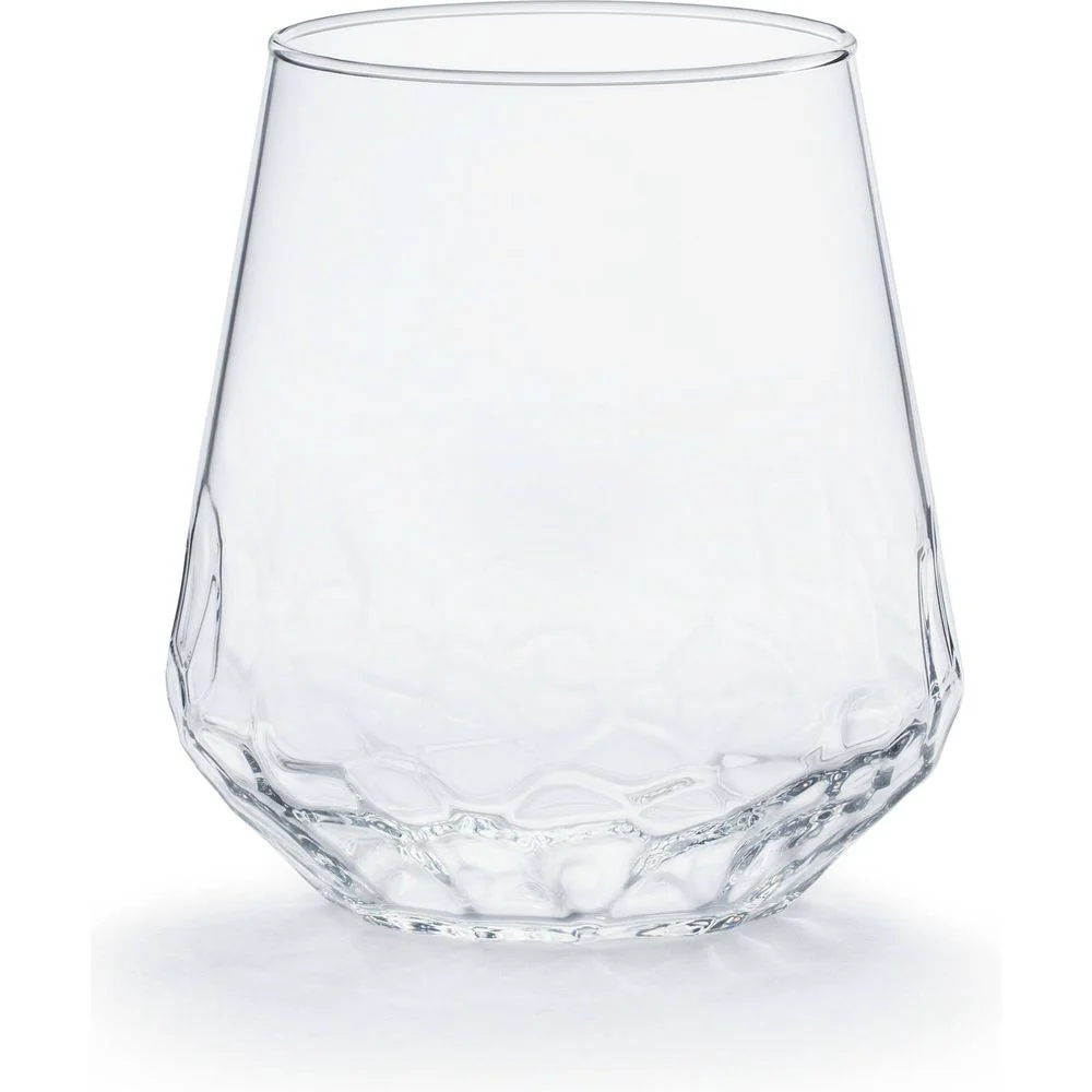 Libbey Hammered Base All-Purpose Stemless Wine Glass, 17.75-ounce, Set of 8 - Image 6