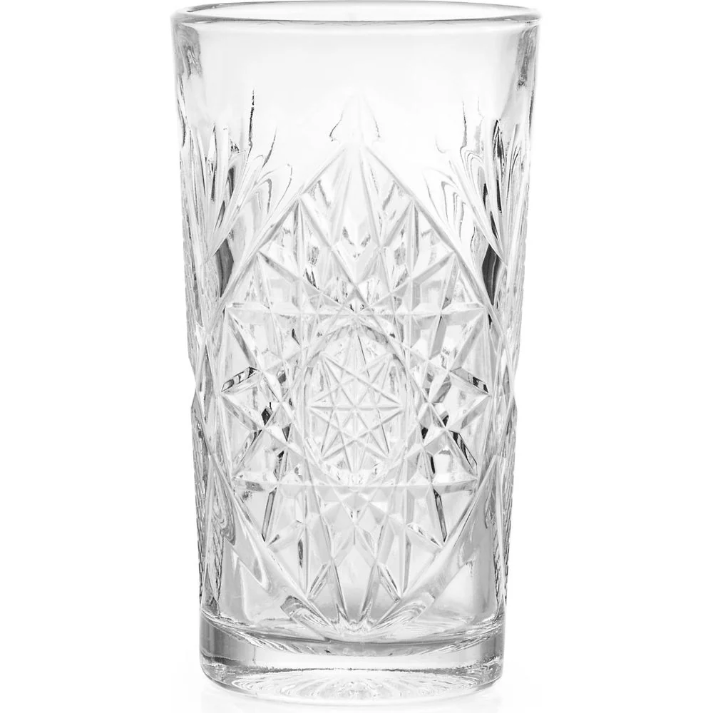 Libbey Hobstar Cooler Glasses, 16-ounce, Set of 4 - Image 6