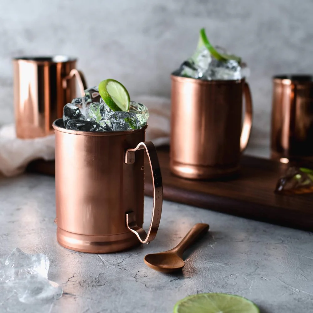 Libbey Moscow Mule Copper Mugs, 14-ounce, Set of 4 - Image 2
