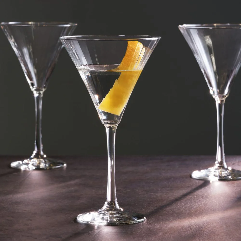 Libbey Paneled Martini Glasses, 9.5-ounce, Set of 4 - Image 3