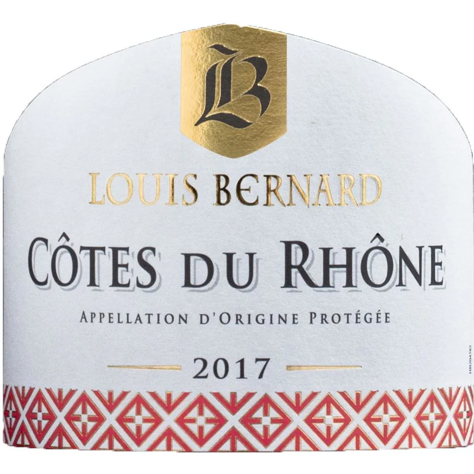 Louis Bernard Cotes Du Rhone Organic Red Blend 750ml