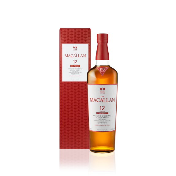 The Macallan Scotch Single Malt Sherry Oak Cask 12 Year 110 Proof 750ml