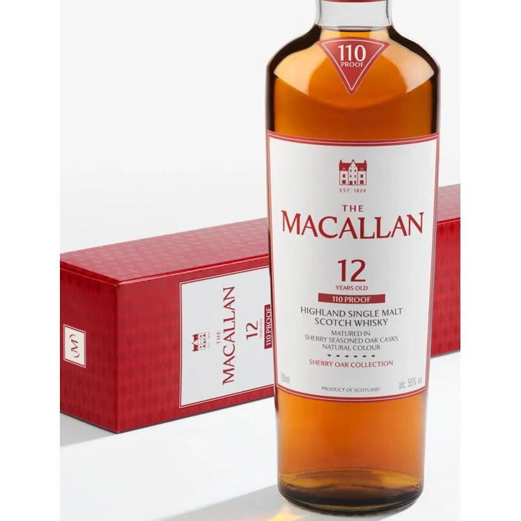 The Macallan Scotch Single Malt Sherry Oak Cask 12 Year 110 Proof 750ml - Image 5