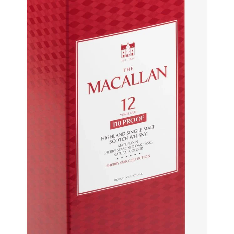The Macallan Scotch Single Malt Sherry Oak Cask 12 Year 110 Proof 750ml - Image 6