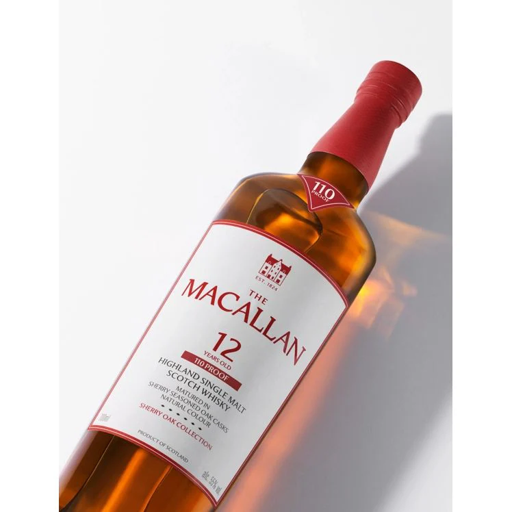 The Macallan Scotch Single Malt Sherry Oak Cask 12 Year 110 Proof 750ml - Image 7