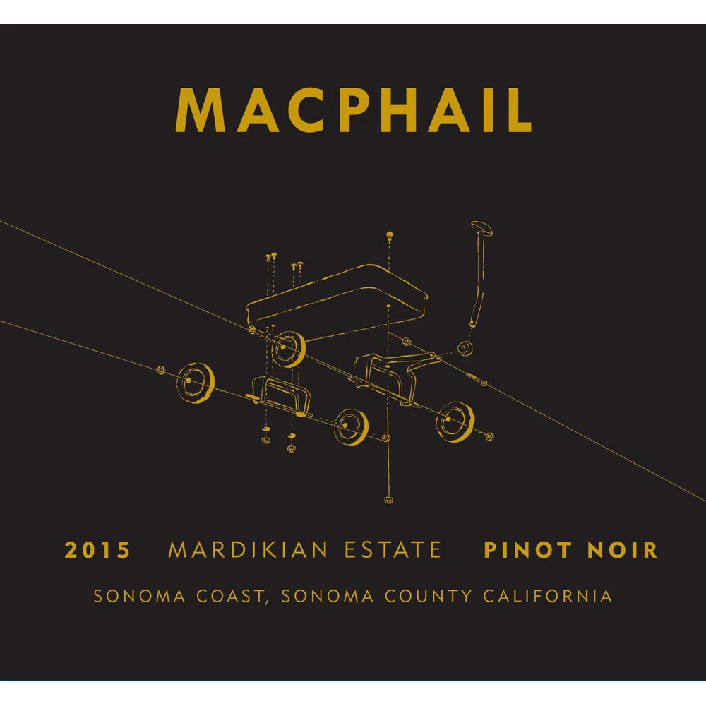 MacPhail Sonoma Coast Mardikian Vineyard Pinot Noir 750ml UPC Code