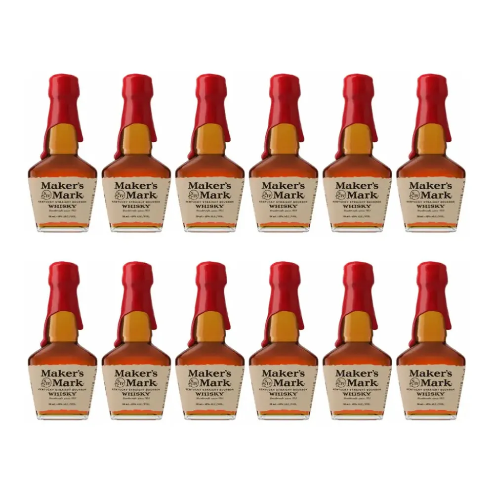 Maker's Mark Bourbon Whisky 50ml 12 Pack