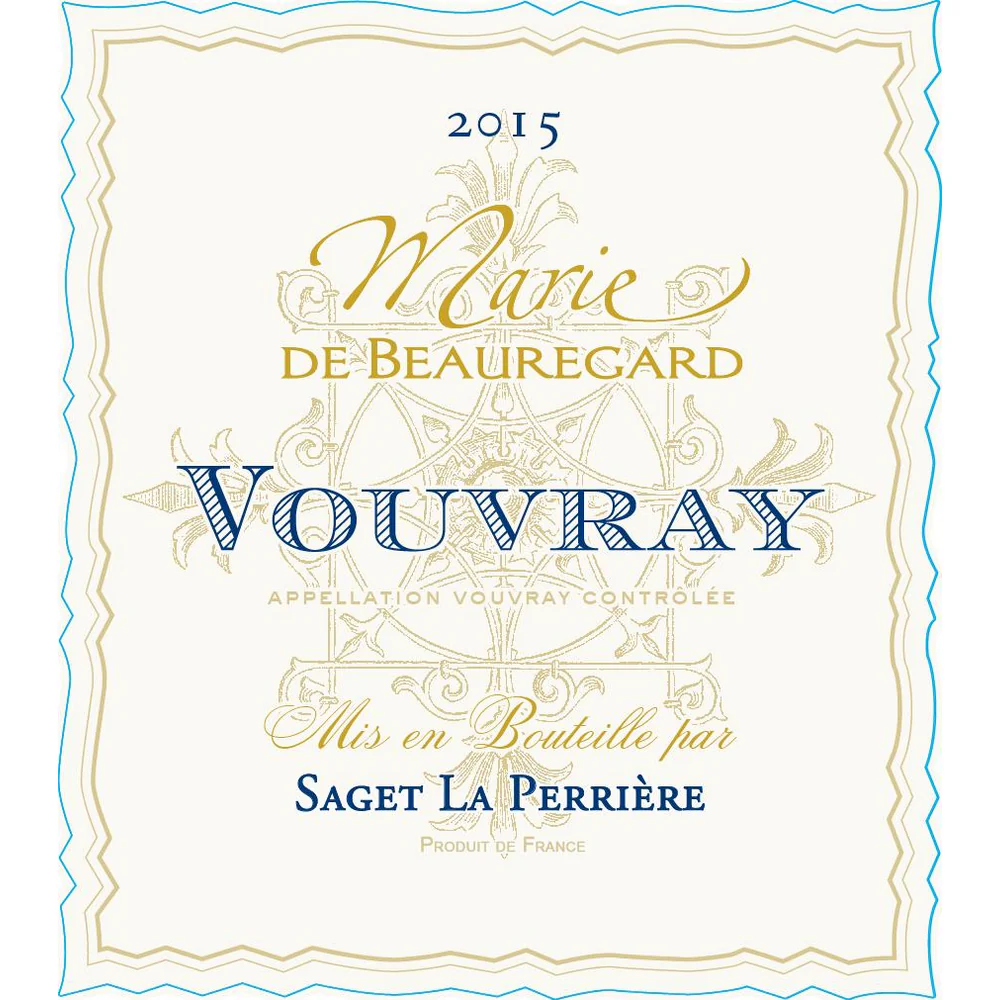 Marie de Beuaregard Vouvray 750ml