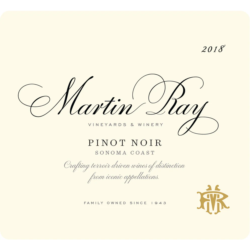 Martin Ray Sonoma Coast Pinot Noir 750ml
