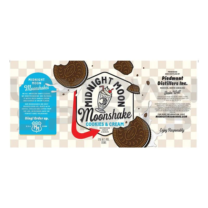 Midnight Moon Cookies & Cream Moonshake 750ml - Image 2