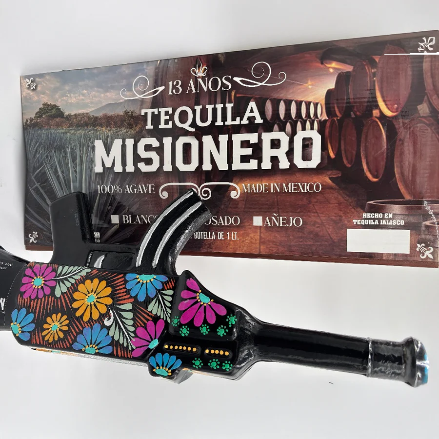 Misionero Rifle Reposado Tequila 1L - Image 2
