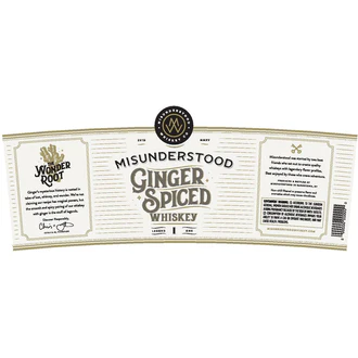 Misunderstood Whiskey Ginger Spiced Whiskey