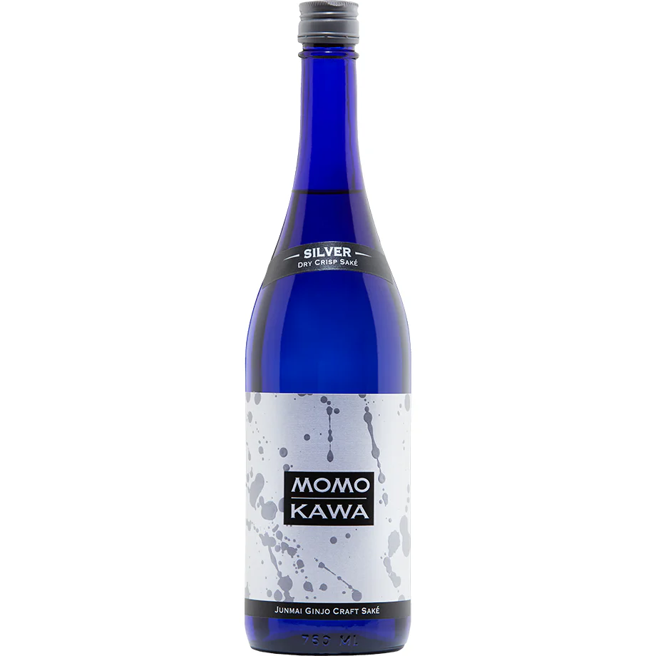 Momokawa Silver Junmai Ginjo Sake 750ml