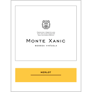 Monte Xanic Valle De Guadalupe Merlot 750ml