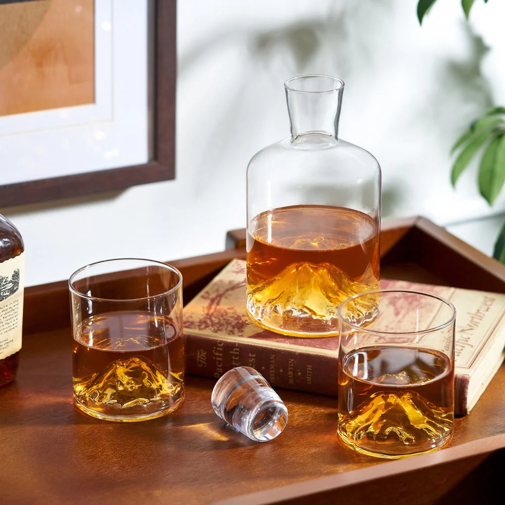 Mountain Crystal Decanter and Tumbler Set - Image 2