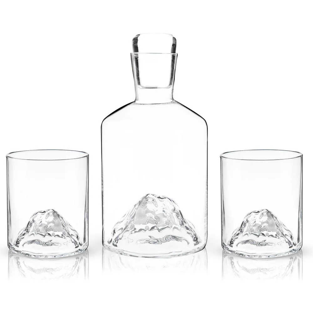 Mountain Crystal Decanter and Tumbler Set - Image 3