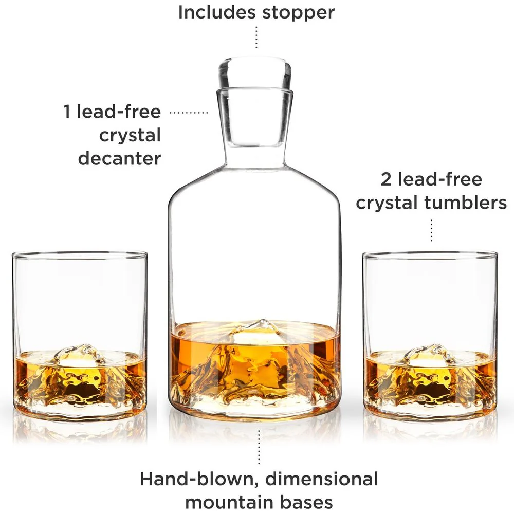 Mountain Crystal Decanter and Tumbler Set - Image 4