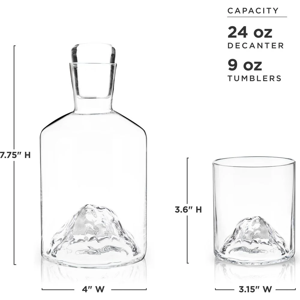 Mountain Crystal Decanter and Tumbler Set - Image 5