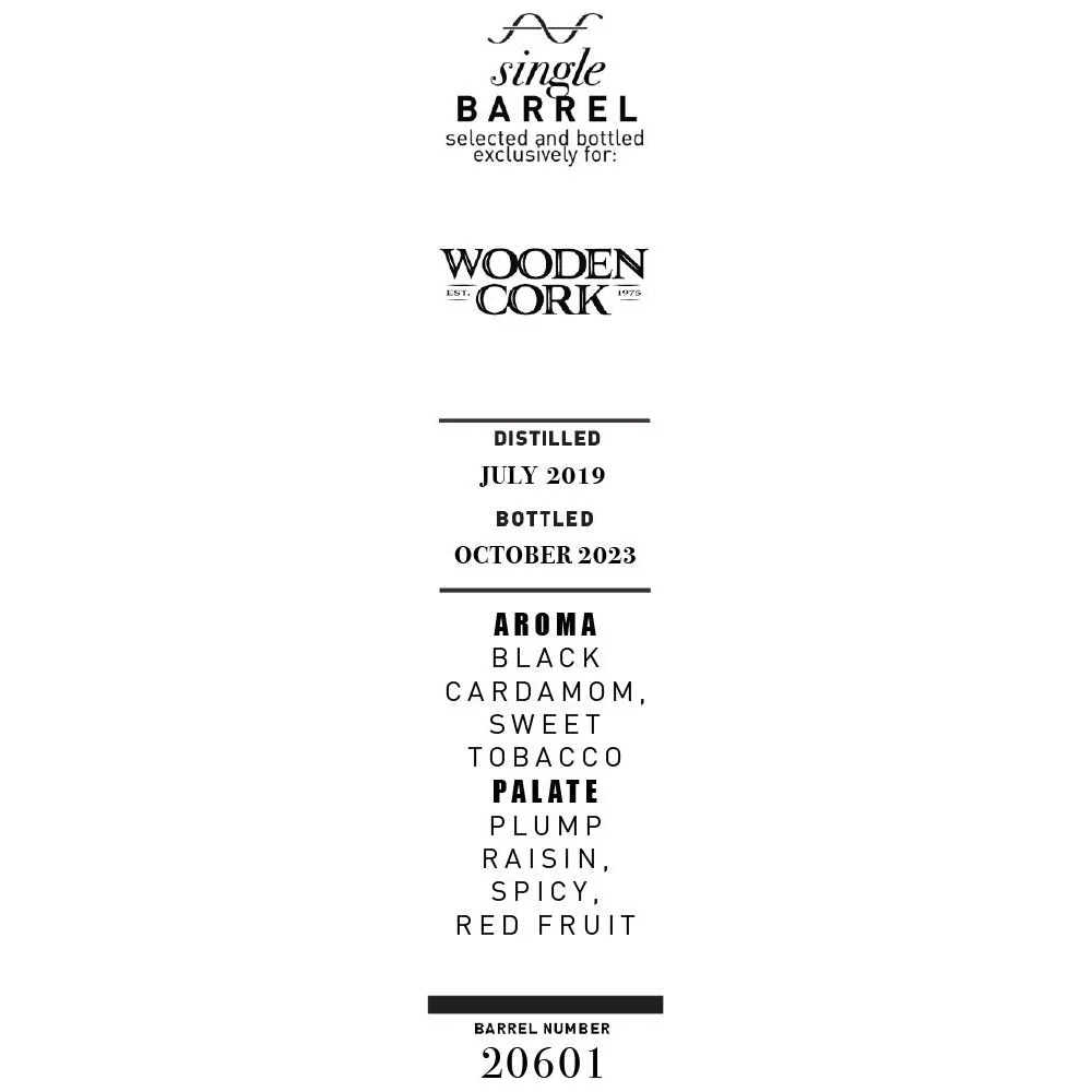 New Riff Distilling Single Barrel Bourbon Selection by Wooden Cork - Image 2