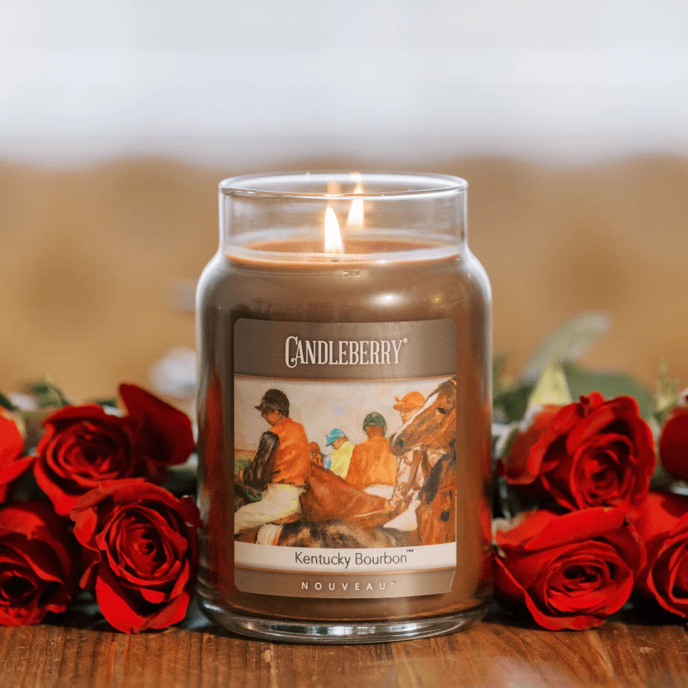 The Candleberry® Co. NOUVEAU™ - Kentucky Bourbon®, Large Jar Candle - Image 2