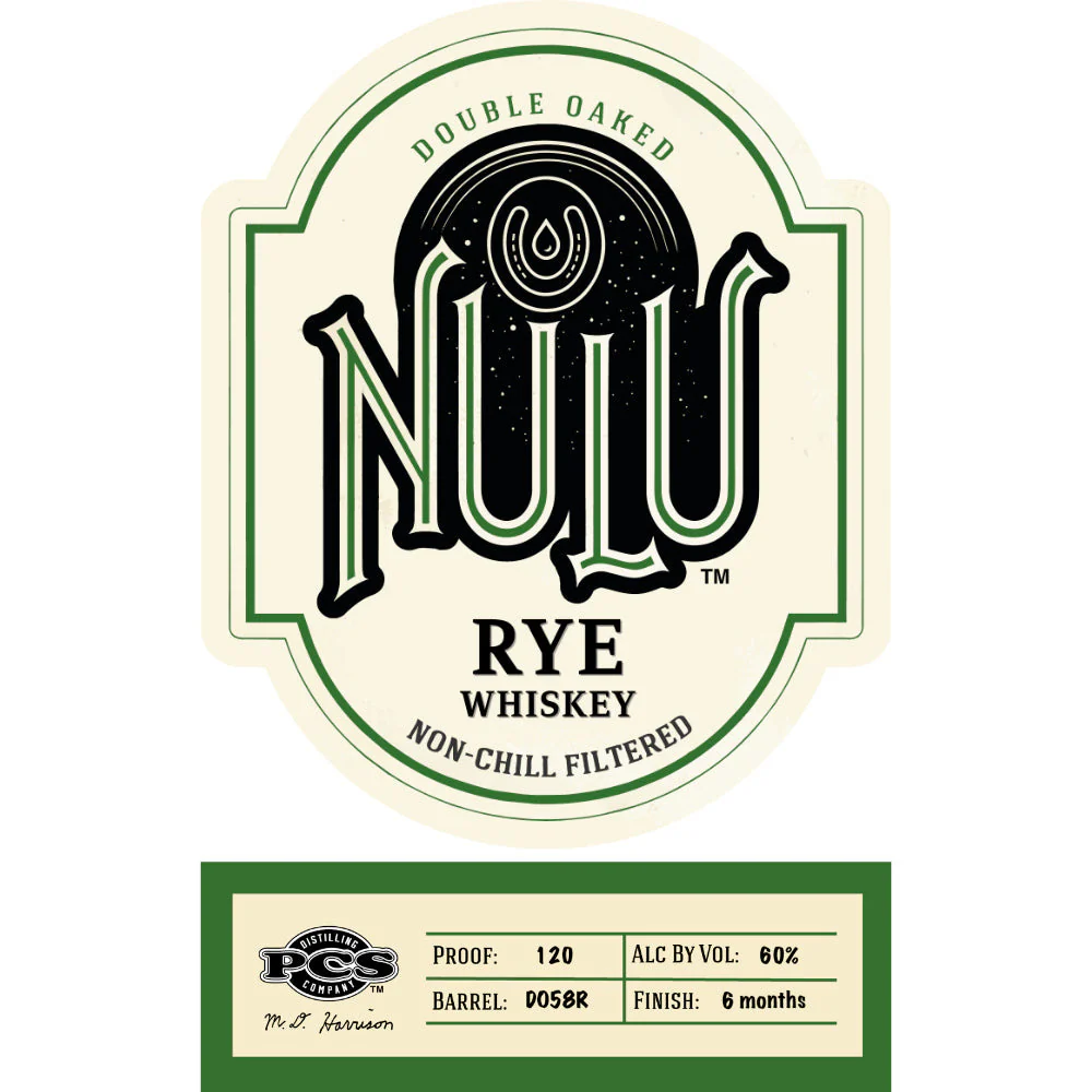 Nulu Double Oaked Rye Whiskey Batch WC3 'West Coast Exclusive'