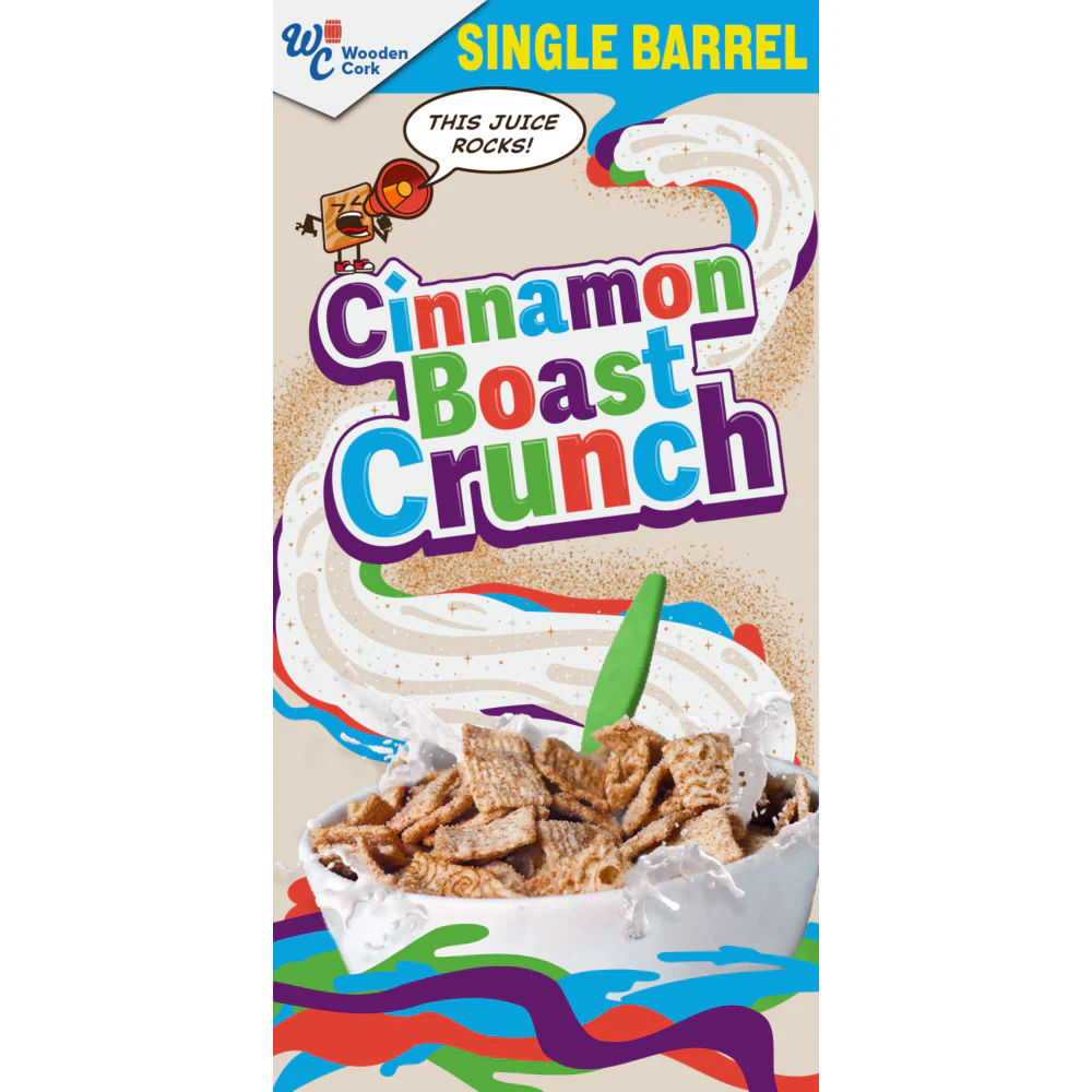 Nulu Toasted Barrel 'Cinnamon Boast Crunch' Single Barrel Select Bourbon by Wooden Cork