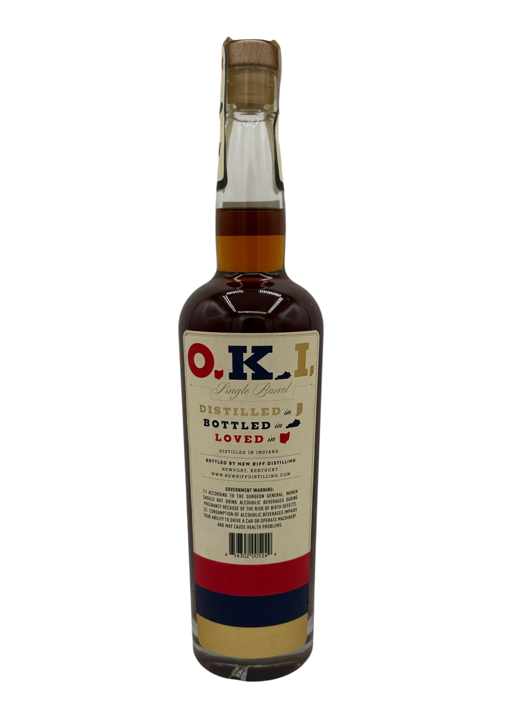 O.K.I. 12 Year Single Barrel Bourbon #295 110.6 Proof (Liquor Barn / Party Mart) - Image 2