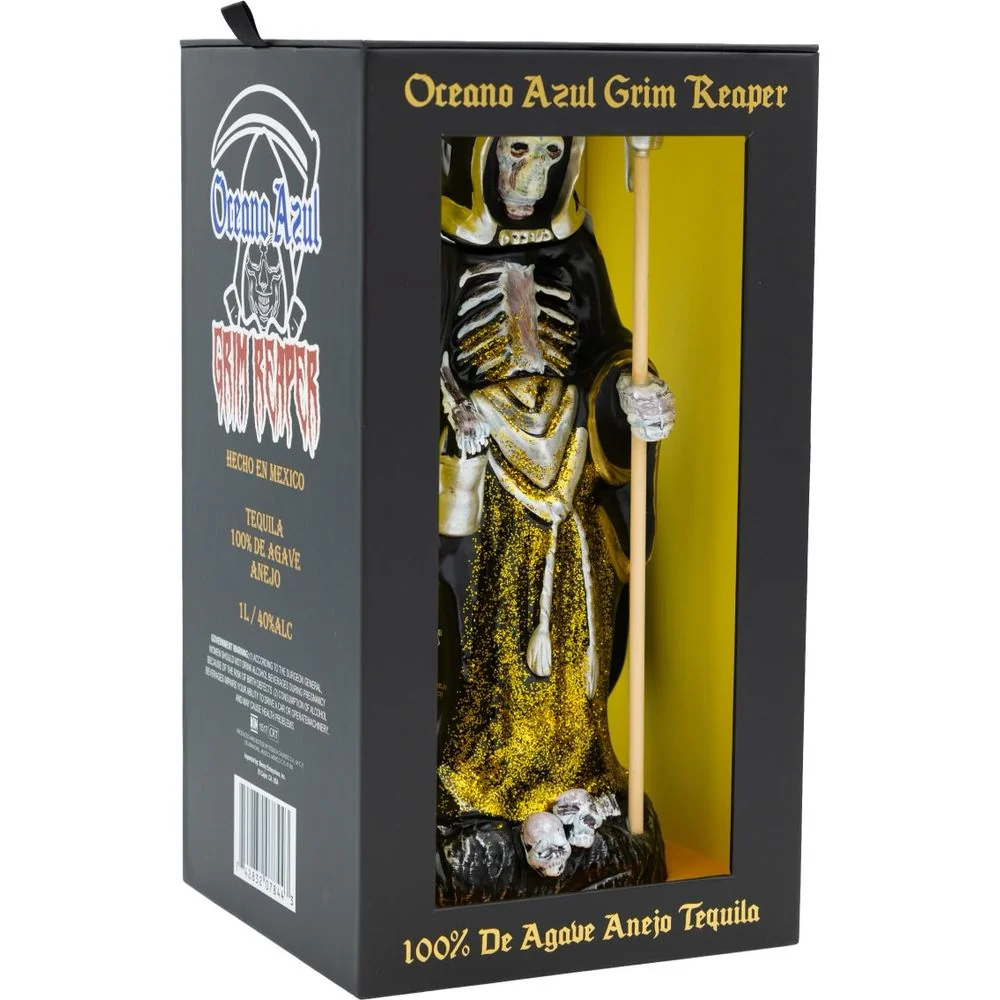 Oceano Azul Grim Reaper Anejo Tequila 1Ltr - Image 3