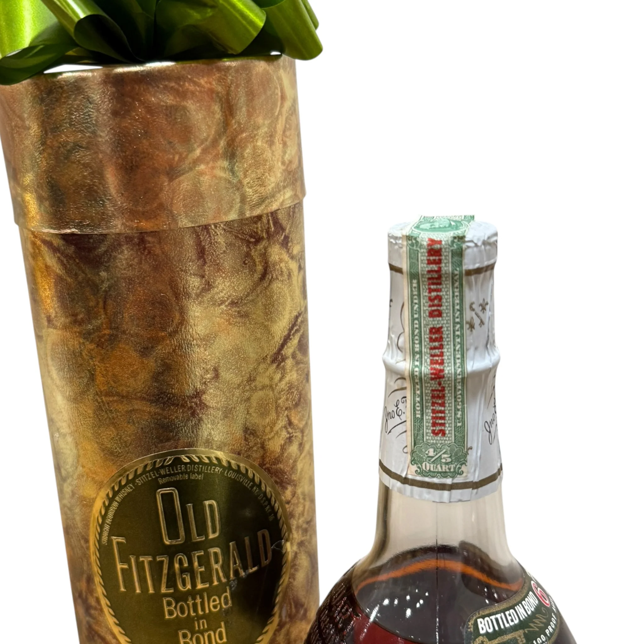 Old Fitzgerald Bottled-in-Bond Bourbon Stitzel-Weller Made in Spring 1964 Bottled in Fall 1970 - Image 2