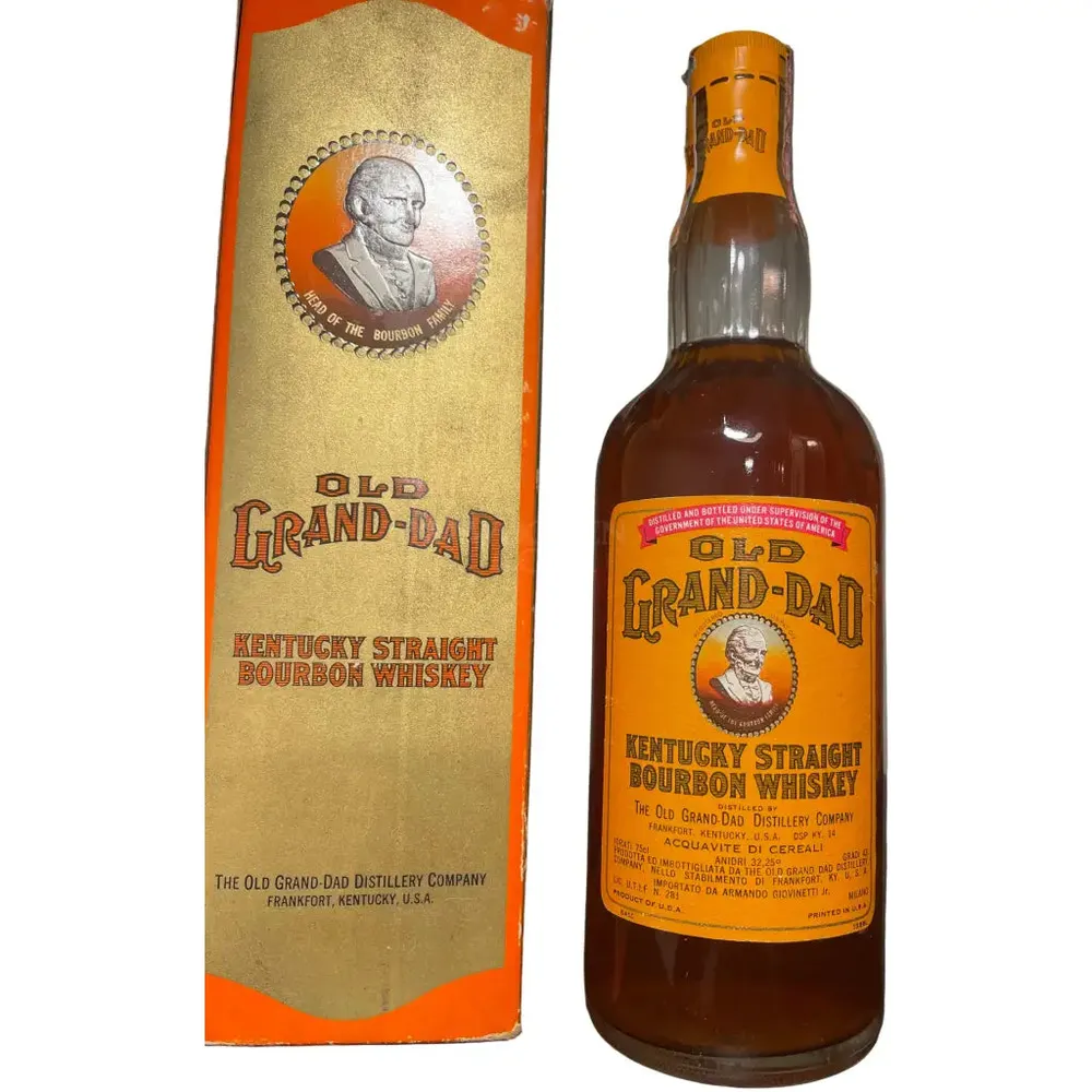 Old Grand Dad 1971 Italian Import Bourbon 86 Proof - Image 2