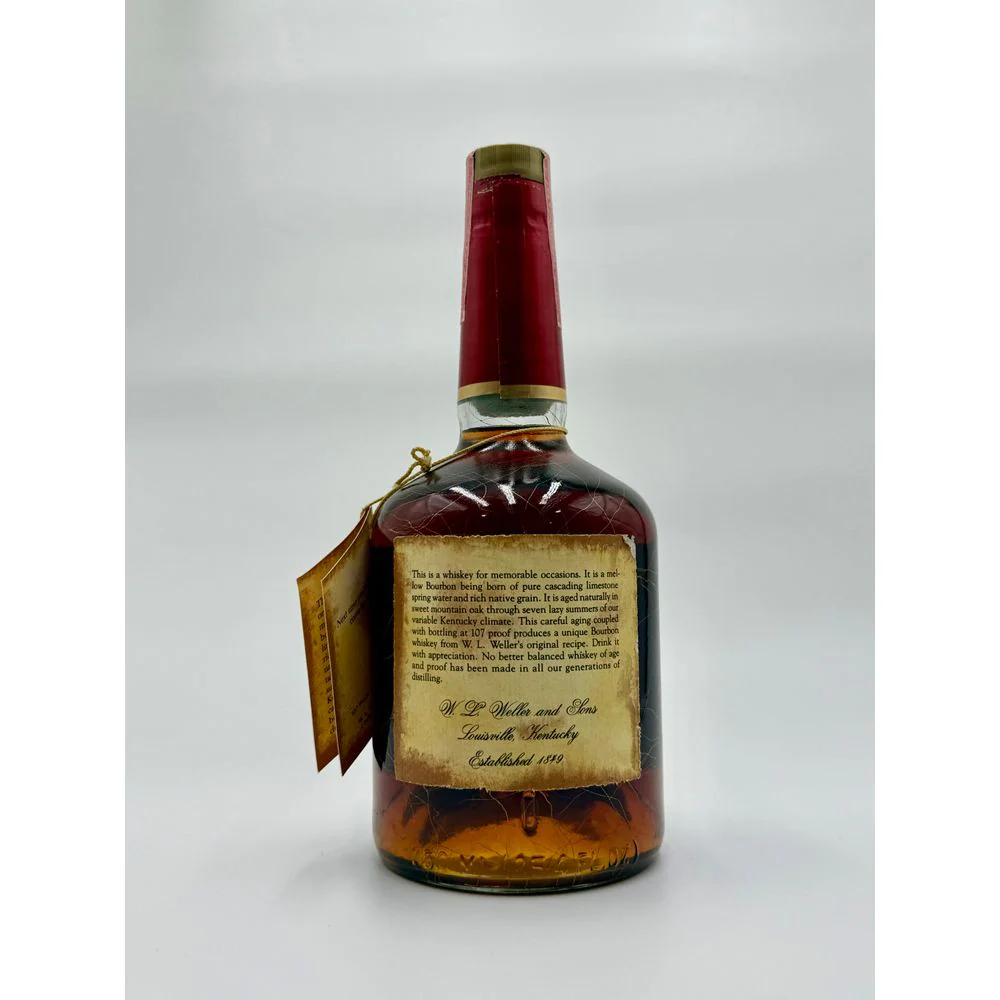 Old Weller Antique Original 107 Brand 7 Year Old Bourbon 1979 Gold Vein 750ml - Image 4