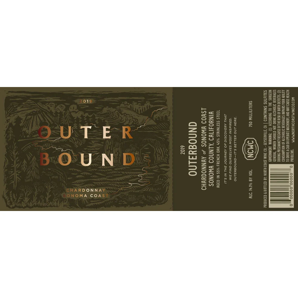 Outerbound Sonoma Coast Chardonnay 750ml