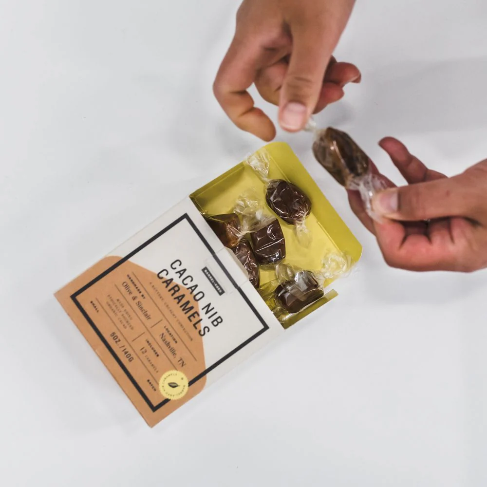 Pappy Van Winkle Barrel Aged Cacao Nib Caramels - Image 3