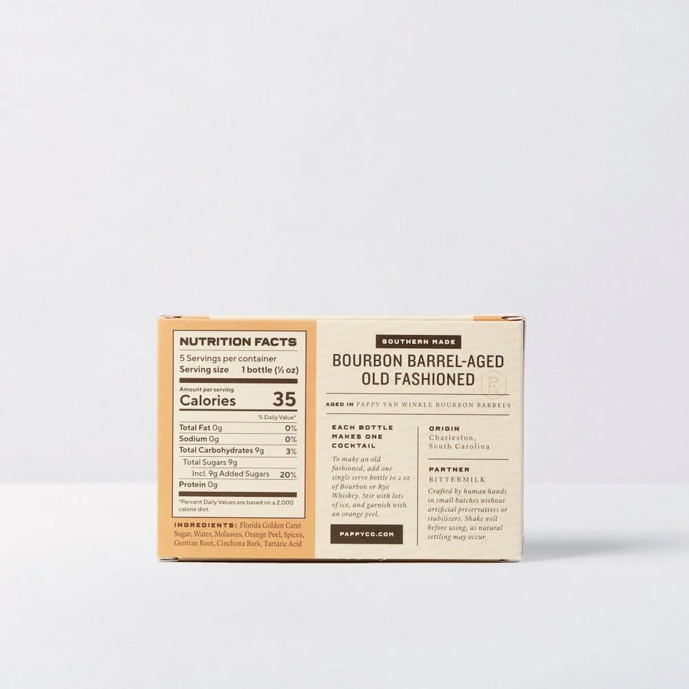 Pappy Van Winkle Bourbon Barrel-Aged Old Fashioned Mix: Single Serve 5-Pack - Image 6
