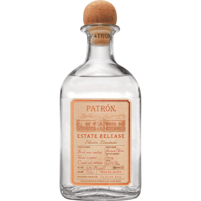 Patron Estate Release Silver Tequila