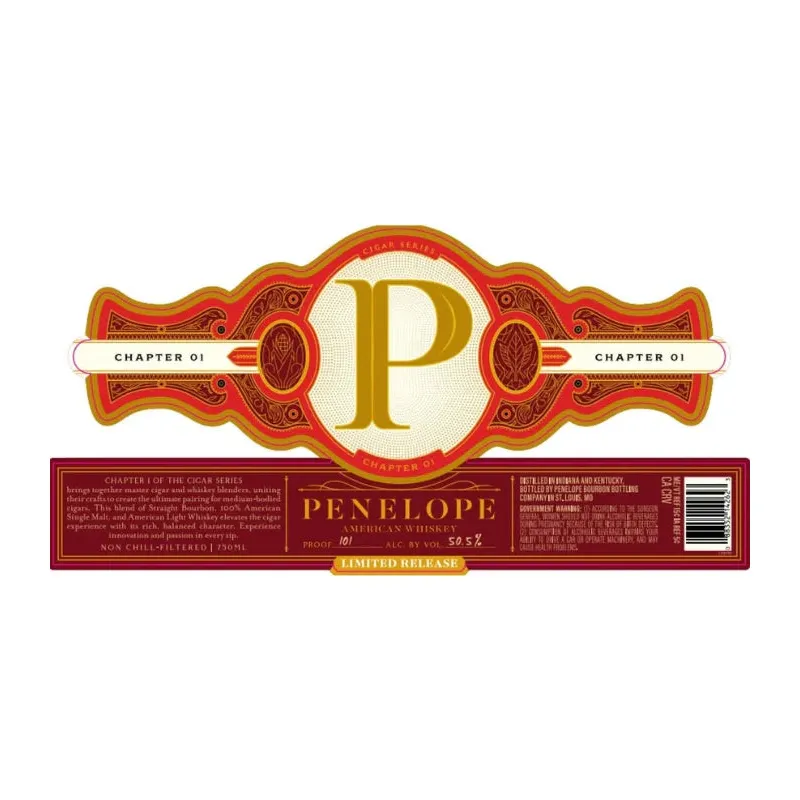 Penelope Cigar Series Chapter 01 American Whiskey 750ml - Image 2