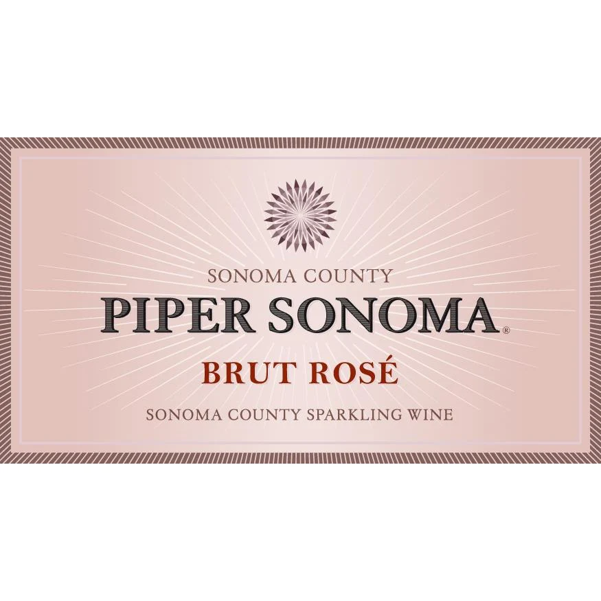 Piper Sonoma Sonoma County Brut Rose 750ml New Label