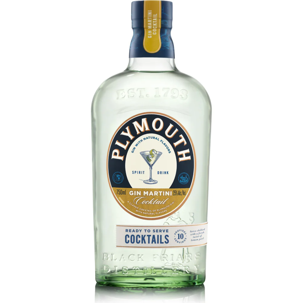Plymouth Gin Martini cocktail