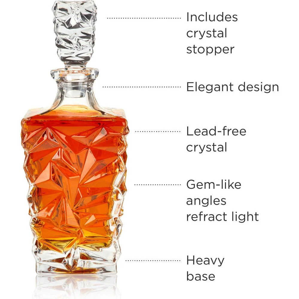 Prism Crystal Whiskey Decanter - Image 4
