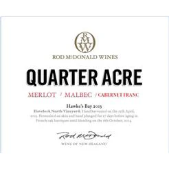 Quarter Acre Hawke's Bay Merlot Blend 750ml