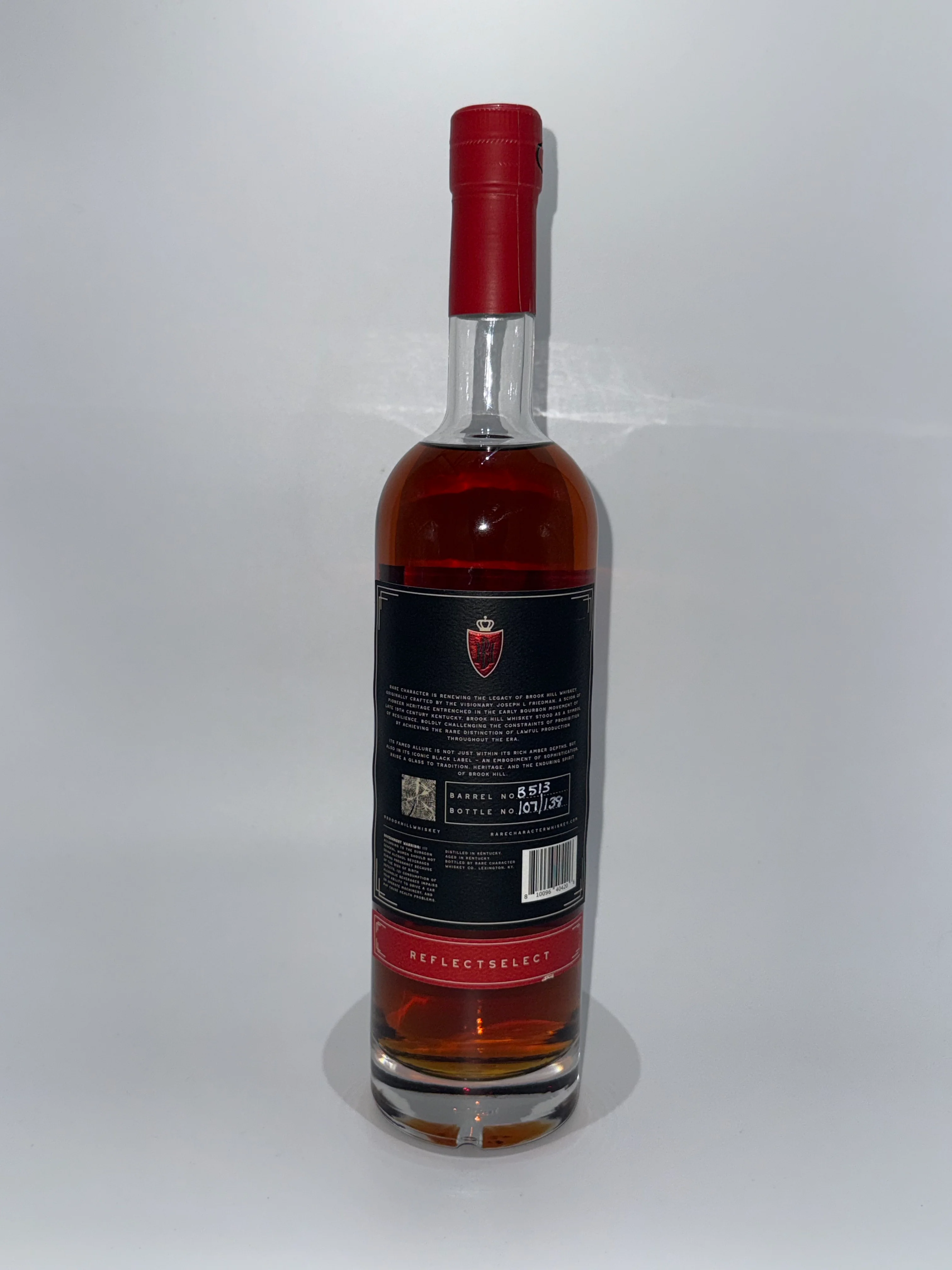 Rare Character Brook Hill Bourbon REFLECTSELECT 15 Year 109.76 Proof - Image 2