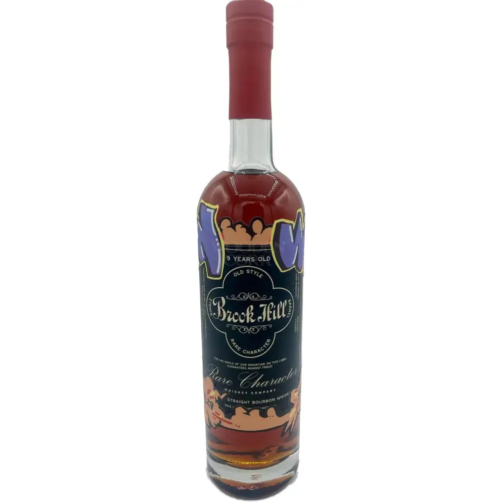 Rare Character Brook Hill Bourbon WHISKEY WISEMAN 9 Year 140.58 Proof