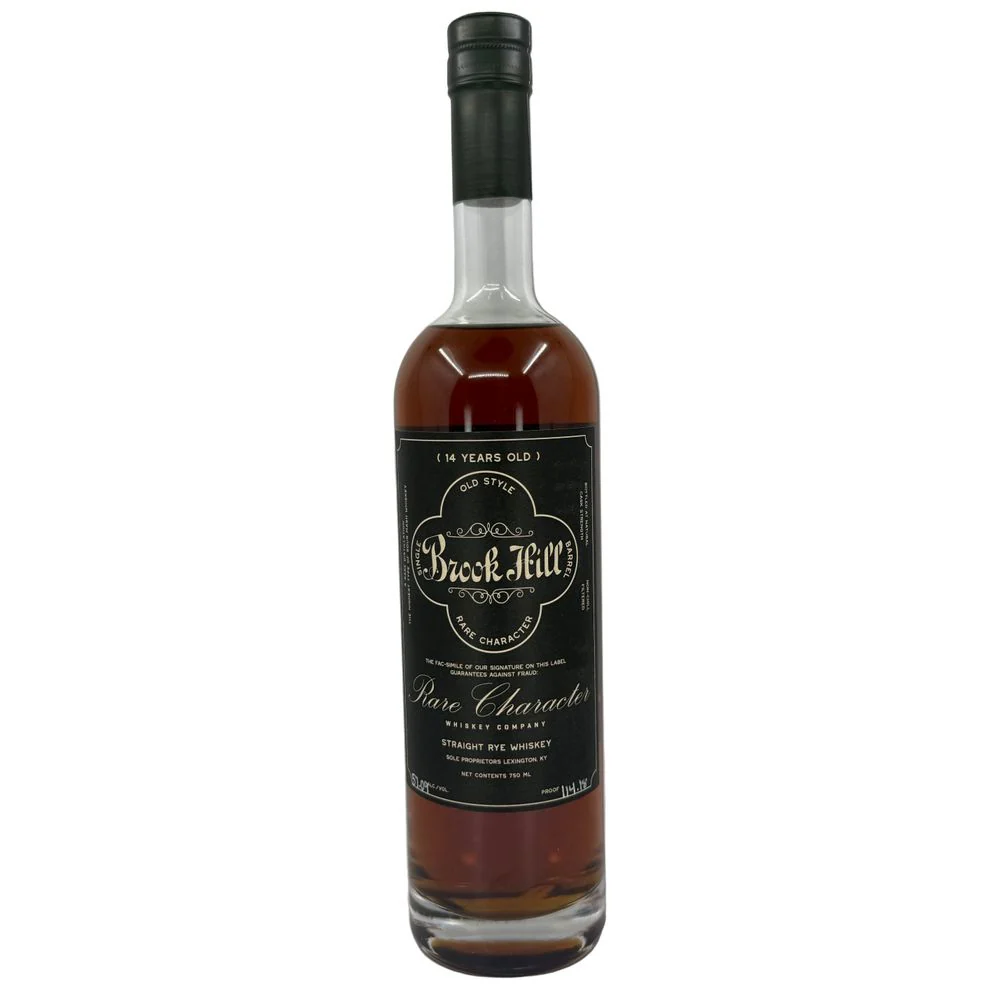 Rare Character Brook Hill Rye AUTHENTICITYx 14 Year 114.18 Proof