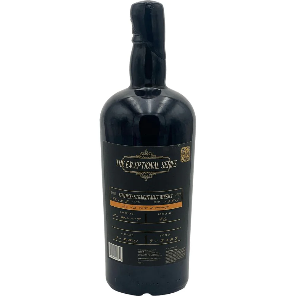Rare Character Exceptional Series Single Malt Kentucky Whiskey E-M11-17 - Image 2