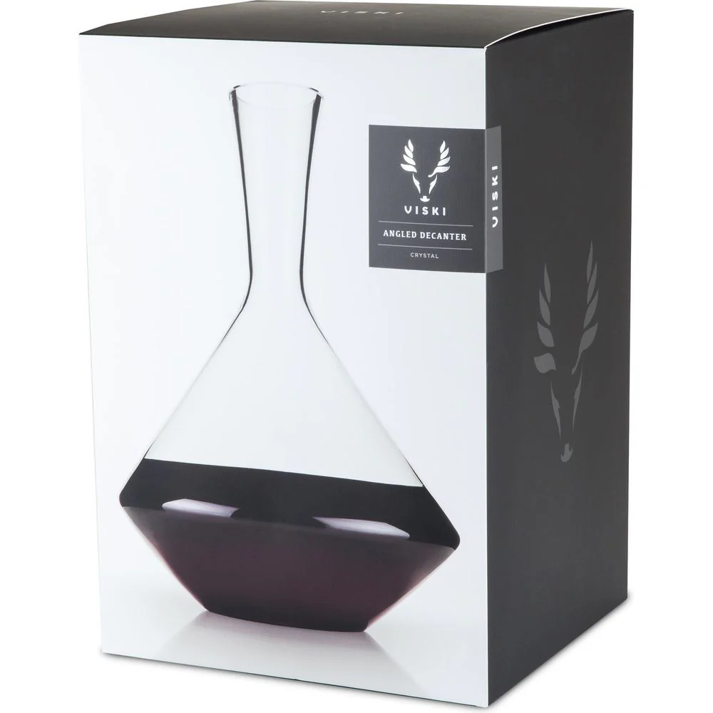 Raye Angled Crystal Wine Decanter - Image 7