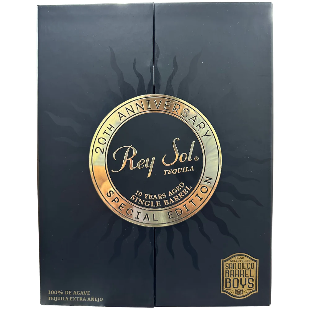 Rey Sol 20th Anniversary 10 Years Aged Single Barrel Extra Anejo Tequila - Image 2