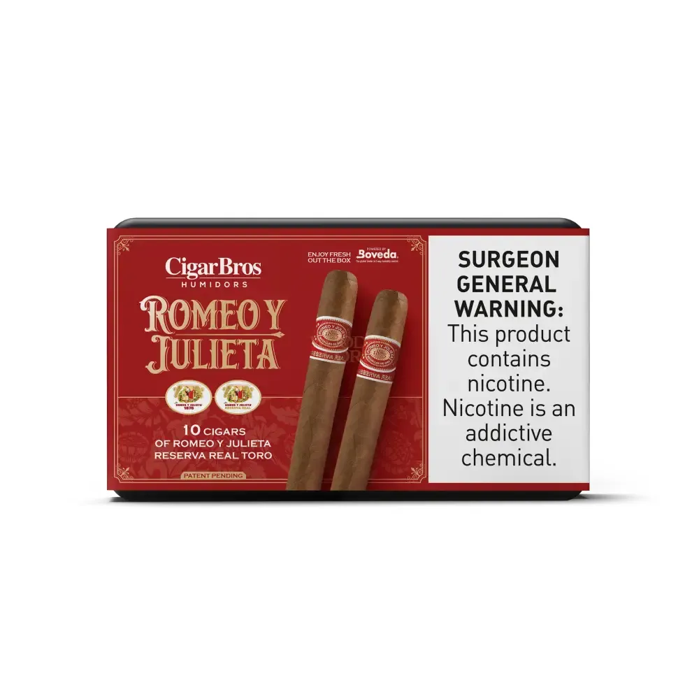 Romeo Y Julieta Premium Cigars Set + Personal Humidor by CigarBros - Image 11