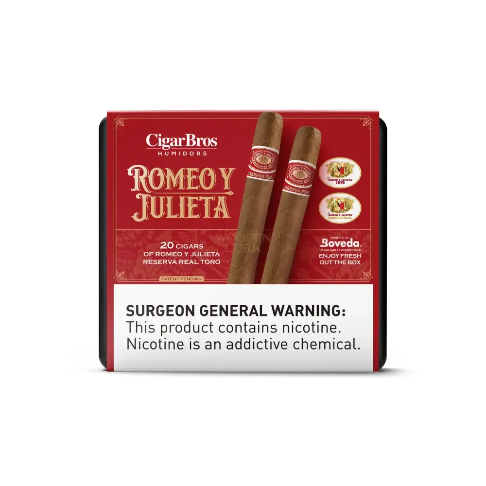 Romeo Y Julieta Premium Cigars Set + Personal Humidor by CigarBros - Image 12